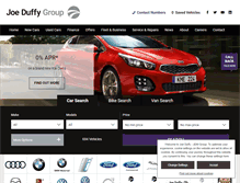 Tablet Screenshot of joeduffy.ie